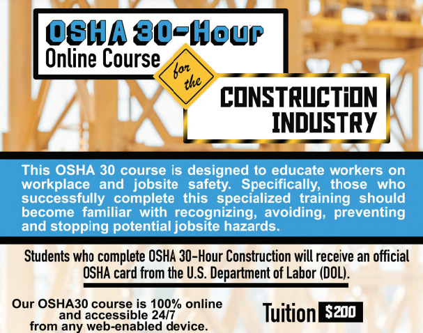 OSHA-30 Course