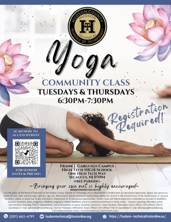 Yoga - All Sessions - Frank J. Gargiulo Campus